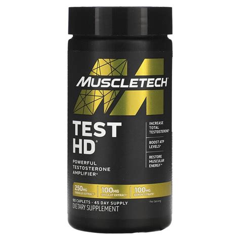 MuscleTech Test HD Powerful Testosterone Amplifier 